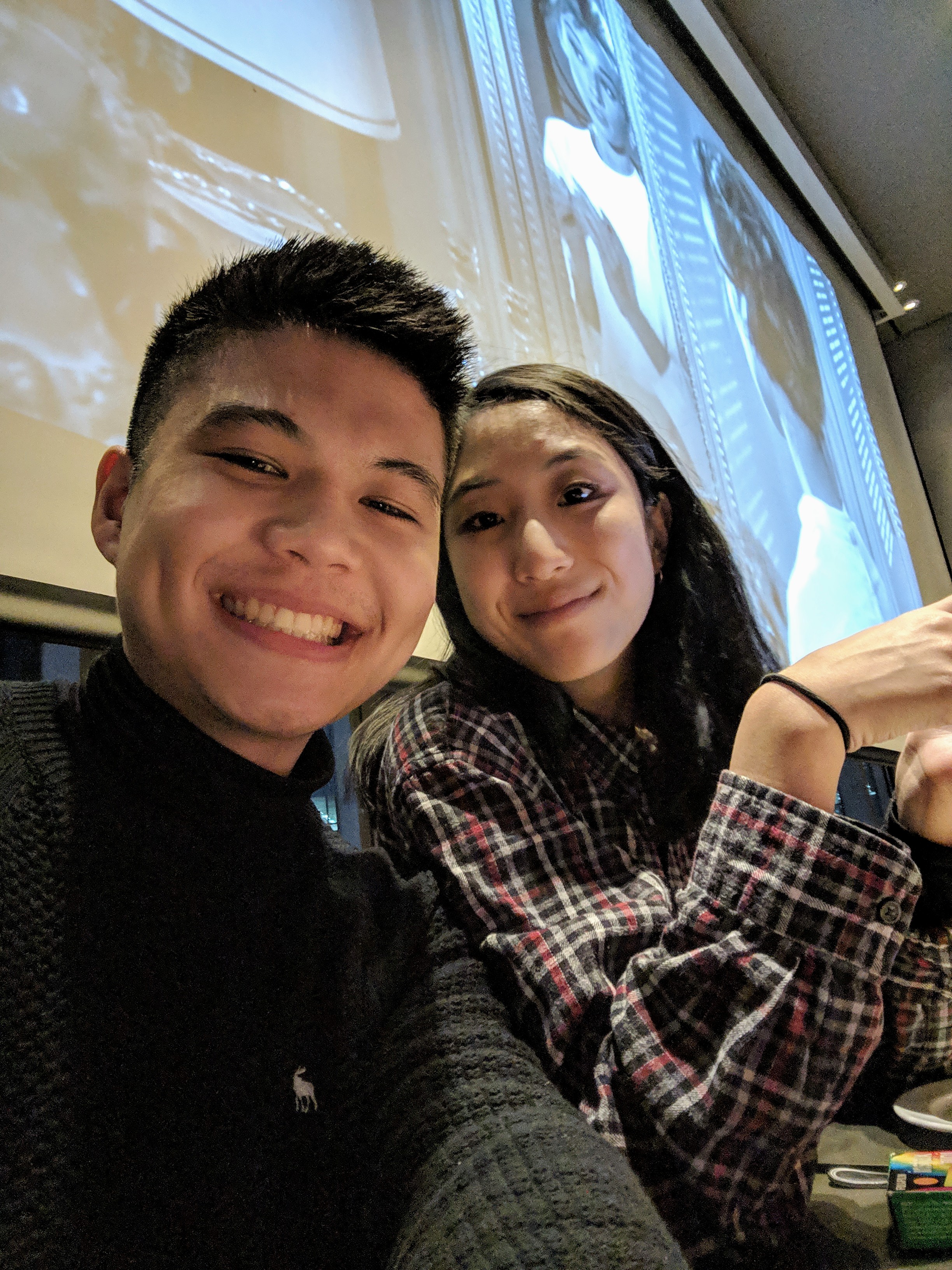 Me and Joyce in Seoul in December of 2018.